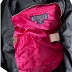 Mini Apres Midi De Chien Un Après-Midi De Chien Stylish Black Nylon Medium Tote with Adjustable Striped Straps Photo 4