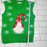 Poof! Merry Christmas by Poof Gnome sweater vest Photo 4