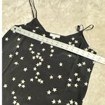 Equipment  Femme Layla Cami Women's Small Black White Silk Stars Strappy V-Neck Photo 7