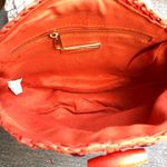 Inc Straw Circle Crossbody Flame Gold Bag Orange Photo 3