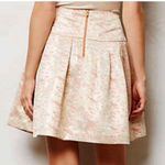 Moulinette Soeurs ANTHROPOLOGIE “Sugarplum” Metallic Brocade A-Line Skirt Size 6 Photo 2