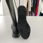 Clergerie Paris Modena Leather Over The Knee Flatform Boots Size FR 37 NIB Photo 10