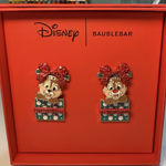 Disney Baublebar Chip & Dale Holiday Gift Christmas Earrings Set New in Box Photo 0