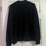 Time And Tru  Women’s Black “Sherpa” Quarter Zip Photo 3