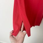 Misook [Exclusively ] Red Black Piped Thick Strap Scoop Neck Shell Tank Sz Medium Photo 6