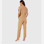 NWT Outerknown S.E.A. Suit Sand Brown Organic Cotton Linen Jumpsuit Coveralls Tan Size XS Photo 4
