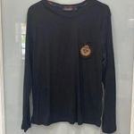 Ralph Lauren  Women’s Lauren Black Label Logo Long Sleeve Shirt Top Shirt XL Photo 0