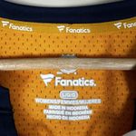 Fanatics Nashville Predators T-Shirt Womens L Gold Mesh Lace-Up Sports Tee Photo 5