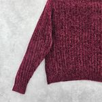 Arizona Jeans Arizona Red Chenille Ribbed Sleeve Y2K VTG Academia Crop Cozy Sweater Medium Photo 5