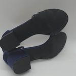 Allegra K NEW  Sandals Womens 8.5 Blue Rhinestone Strappy Block Heel‎ Ankle Strap Photo 7