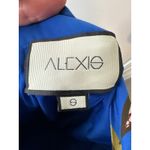 Alexis Joyette Blue Floral Halterneck Maxi Dress S Cotton Summer Boho Vacation Photo 5