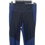 Outdoor Voices NWOT  Athletic Two Tone Ankle Legging Inside Pocket XS Blue Black Photo 2