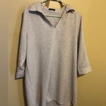 THML  beige vneck dress L Photo 0
