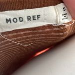 Mod Ref  High/Low Short sleeve brown stripe tee small Photo 5