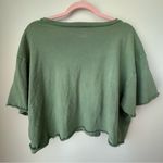 Aerie Offline by  Oversized Lightweight Slouchy Green T-Shirt Size XL Photo 5