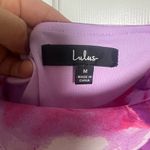 Lulus  Positively Serene Magenta Floral Cowl Neck Tie-Strap
Maxi Dress Size M Photo 1