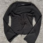 White Fox Boutique White Fix Black Long Sleeve  Photo 0