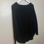 Dreamers  Charcoal  Black Long Sleeve Sweater Medium Photo 3