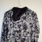 Ideology Full Zip Athletic Black Gray Floral Photo 7