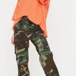 Missguided Misguided Camouflage Ripstop High Waisted Cargo Joggers Size 0 Photo 0