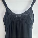 Creaciones Parisina Sheer Babydoll Tie Back Top. Size: Small. Color: Black. Black Photo 4