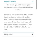 Sundance  Free In Spirit Open Front Cardigan Knit Pink Photo 4