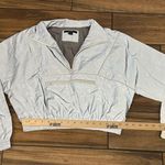 Forever 21 Gray Quarter-Zip Windbreaker Jacket Photo 2