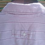 Dockers  M Red White Striped Button Down Top Photo 3