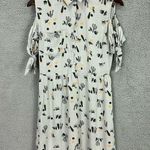 Angie Gray Button Up Cactus Print Shirt Dress Womens Large Boho Festival Novelty Photo 0