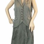 CAbi #175 Liverpool Riding Vest & Skirt Set M Photo 8