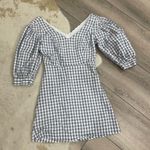 Urban Outfitters  gingham a-line half puff sleeve dress Photo 1