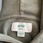 Aerie sage green cropped hoodie Photo 2