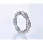 Boutique NEW 1 Ct Pretty Pave Simulated Diamond‎ Eternity Wedding Band Ring, Size 10 Photo 14