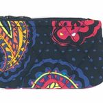 Vera Bradley  Coin Purse In Twilight Paisley, Black, Blue,  Pink Photo 2