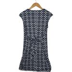 Como vintage  Dress Womens Small Blue Geometric Stretch Casual Office Classic Photo 1