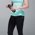 Lululemon Womens Run: Ta Ta Topper Tank Top Size 6 Aquamarine Running Workout Blue Photo 0