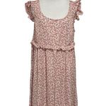SheIn large floral print round neck maternity nursing dress Photo 1