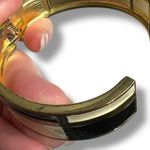 Boutique Womens Bangle Cuff Bracelet Fashion Jewelry Jeweled Black Cream Gold Photo 7