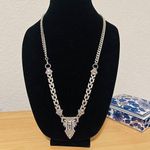 Stella & Dot Vintage  silver tone with rhinestone Necklace two way use Photo 0
