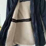 Superdry  Professional The Windcheater Sherpa Lined Coat Size XXS Navy Blue EUC Photo 4