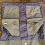 B by Burton Women's Jacket XS Olive Green Black Hooded Quilted Coat Snowboard Photo 8