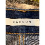 PacSun  Ultra High Rise Slim Button Fly Blue Jeans with Split Cuff Size 28 Photo 4