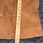 Fossil  large 100% lamb leather button up jacket bohemian casual coat preloved Photo 6