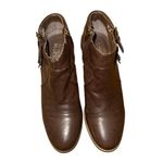 Canyon River Blues  Brown Ankle Booties with Triple Buckle Photo 3