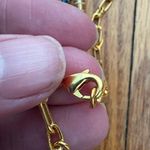 Vintage Camrose Kross Jackie Kennedy Grand Tour Replica Blue Flowers Necklace Gold Photo 7