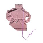 Varley Freya Sweat DoubleSoft Turtleneck Pullover Drawstring Waist Rose Mauve S Photo 5