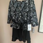 Alex Evenings Black Midi A-Line Skirt (1304) Photo 3