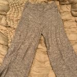 PaperMoon Grey waffle flared sweatpants Photo 0