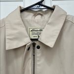 Eddie Bauer Vintage Women's Cream Trench Coat Jacket - Size Large Photo 1
