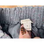 J.Crew Womens Size 0 Skirt Gray Wool Blend Red White Blue Spec Work Classic Photo 5